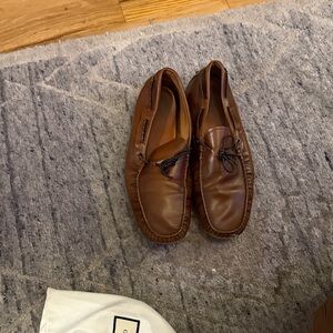 Tods Men's Brown Leather Loafers